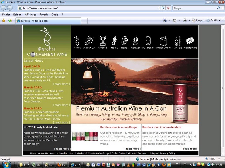 barokes wine in a can